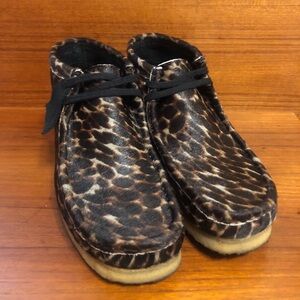 Clarks Animal Print Wallabee